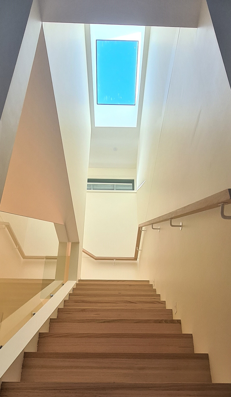 Staircase skylight.