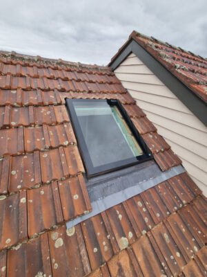 Roof skylight.