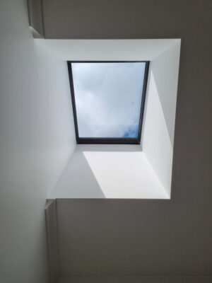 Living room skylight.