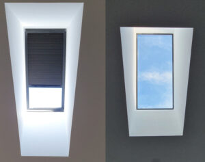 Operable skylight vs fixed skylight.