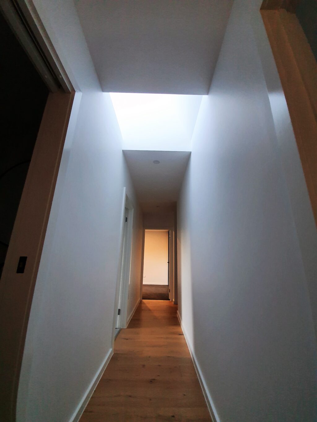 Hallway skylight shaft