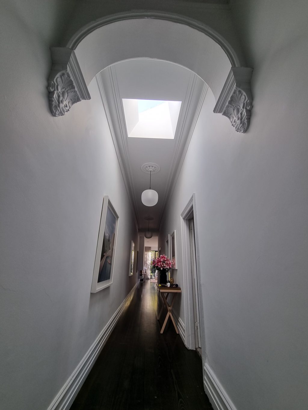 Hallway skylight