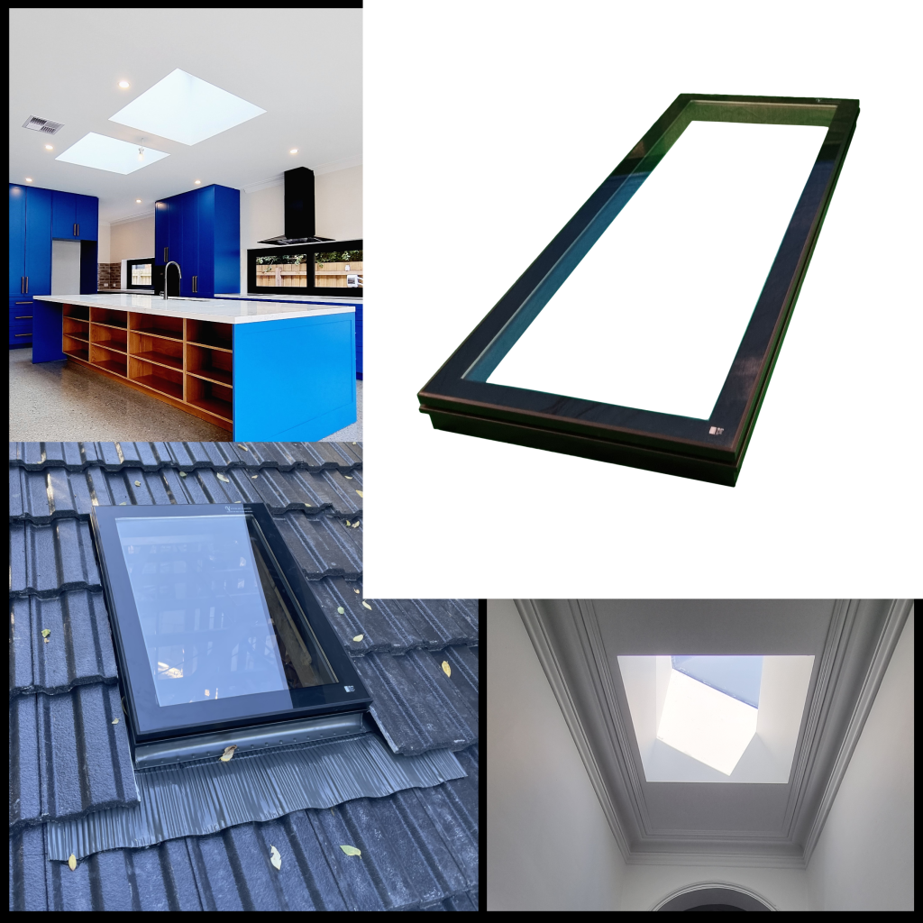 Vivid 750 X 1900mm Fixed Skylight DOUBLE GLAZED - Vivid Skylights