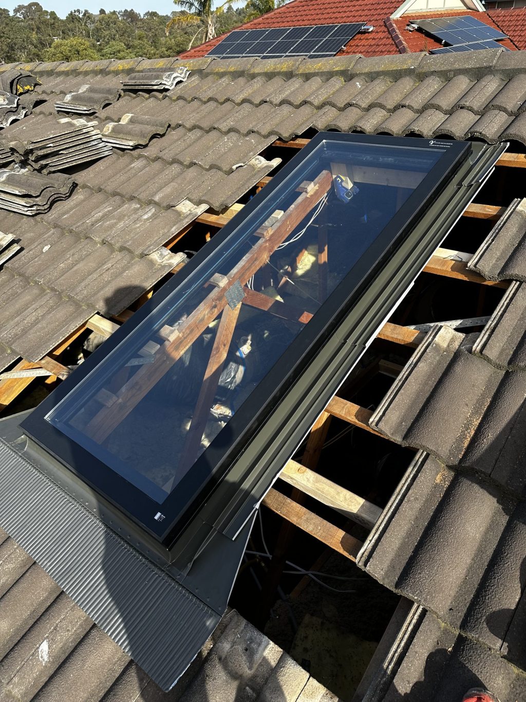 Skylight installation