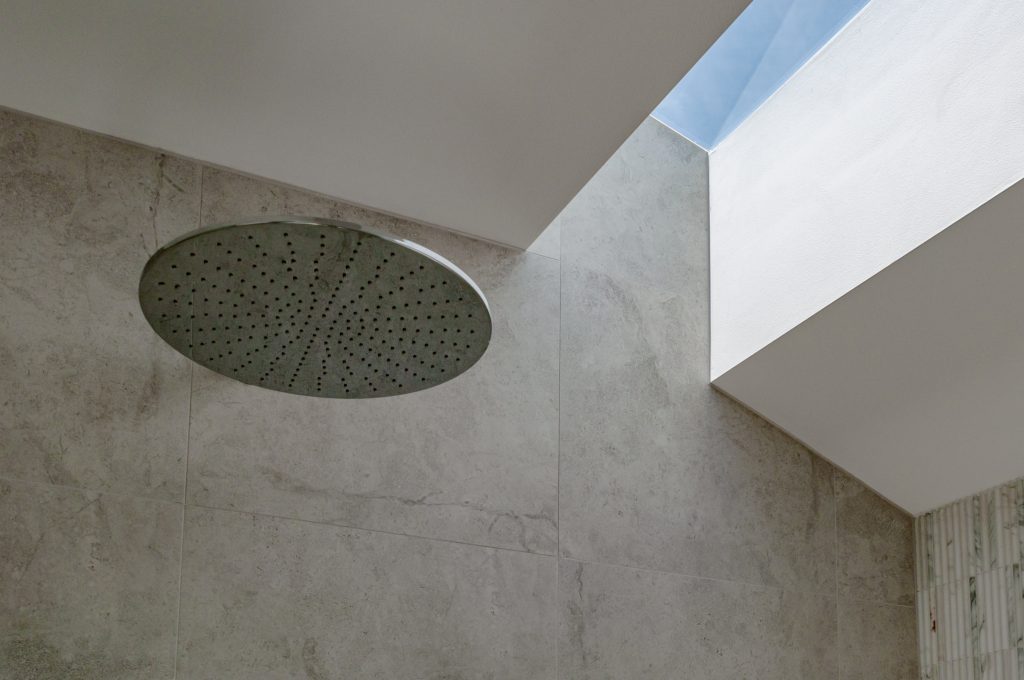 shower head and skylight