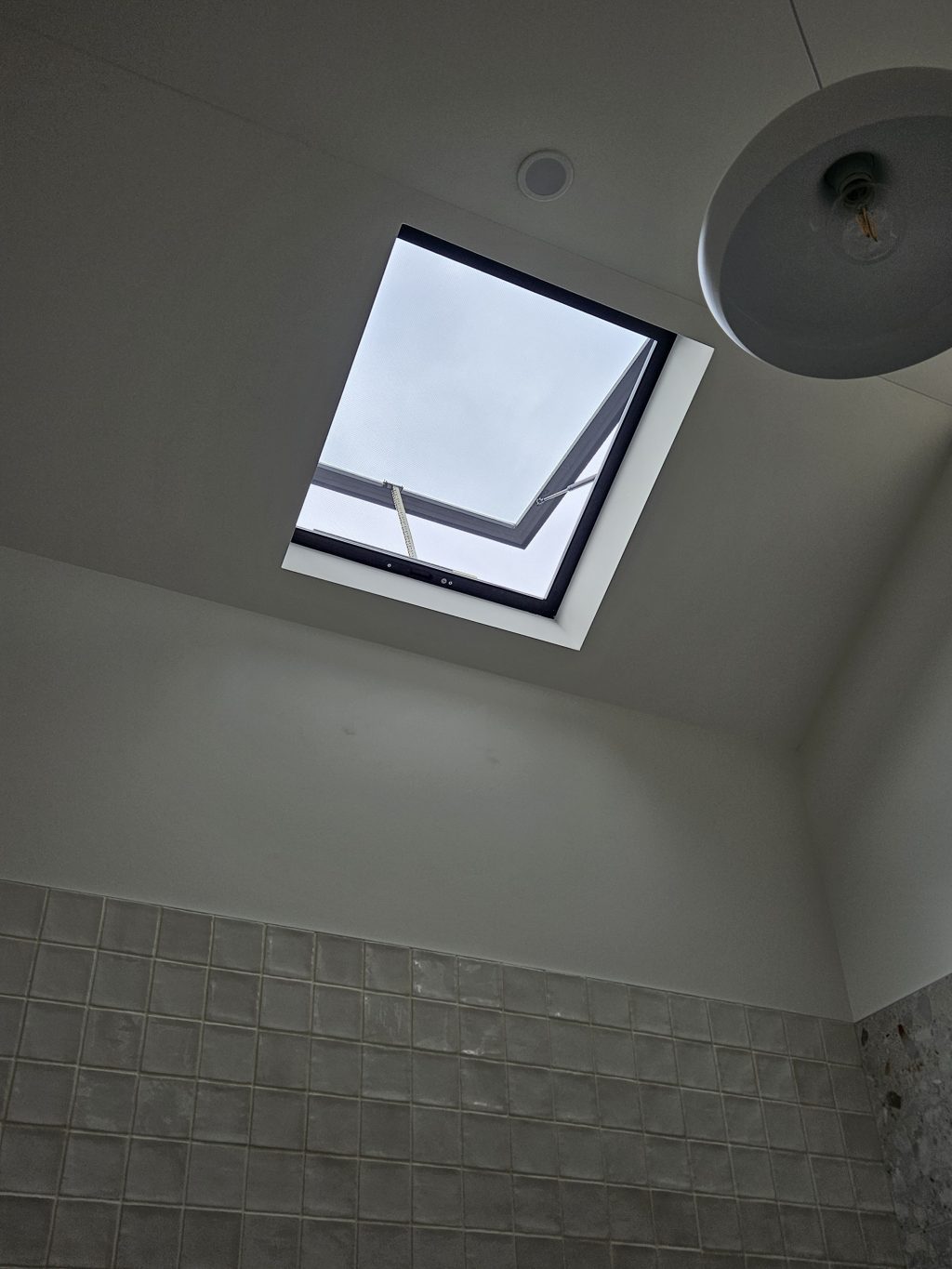 opened skylight
